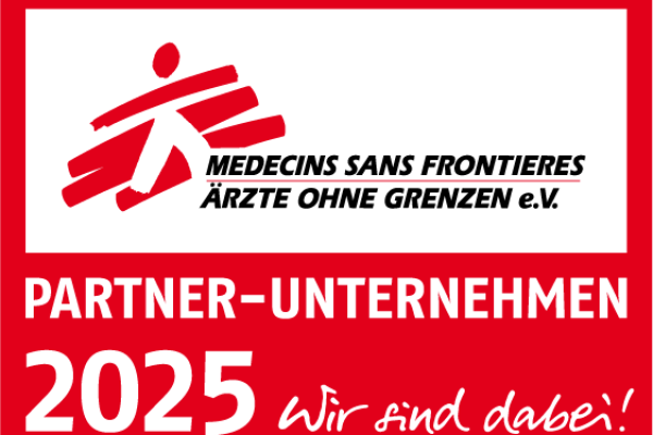 Auch 2025 bleibt der Deutsche Hausarzt Service Partner von Ärzte ohne Grenzen