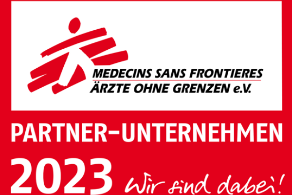 Auch 2023 bleibt der Deutsche Hausarzt Service Partner von Ärzte ohne Grenzen