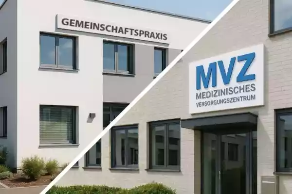 Wodurch unterscheiden sich MVZ und Gemeinschaftspraxis?
