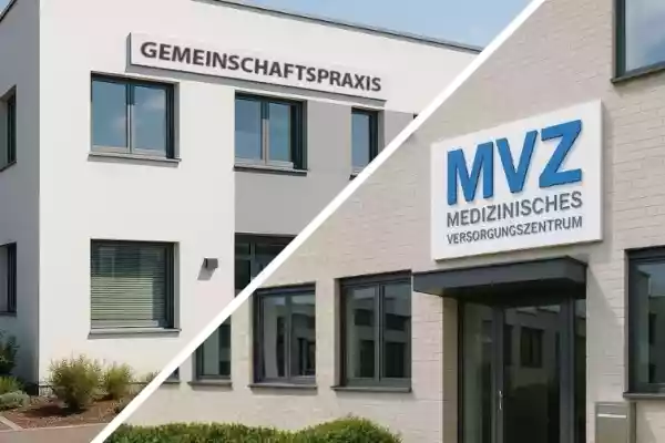 Wodurch unterscheiden sich MVZ und Gemeinschaftspraxis?